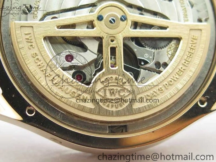 MIROTIME 0218 Compact Portugieser Perpetual Calendar IW503302 RG V9F 1:1 Best Edition White Dial on Brown Leather Strap A 7113